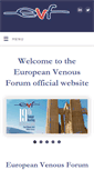 Mobile Screenshot of europeanvenousforum.org